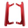 RC Car Foot Pedal Aluminum Alloy High Strength Side Foot Step for 1/10 RC Car Off Road Vehicle Enhanced Performance Weather Easy Installation (Red) view 2