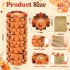 Y-FABKKI Thanksgiving Wooden Blocks Stacking Games, Turkey Theme Tumbling Tower and Balance Game for Adults, Kids, and Family Party, Stacking Board Toy with Storage Bag, Fall Party Activities Gifts view 2