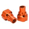 RC Rear Axle Cover Bushing Aluminum Alloy High Strength Wear Resistant Lightweight Durable Replacement Part for Losi LMT 1/8 RC Truck 2Pcs 37x30mm (Orange) view 4
