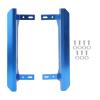 RC Car Foot Pedal Aluminum Alloy High Strength Side Foot Step for 1/10 RC Car Off Road Vehicle Enhanced Performance Weather Easy Installation (Blue) view 1