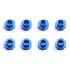 8PCS M3 Servo Washer Spacer Gasket Set Aluminum Alloy M3 Counterbore Washers for Remote Control Car Boat Steering Gear Outside Diameter 6.4mm 0.25inch Blue (Blue) view 1
