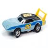 Auto World SC412-4BLU Xtraction 1969 Dodge Daytona Blue/Yellow HO Scale Slot Car view 1