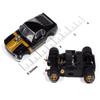 Auto World SC413-1BLK Super III 1970 Ford Mustang (Black) HO Scale Slot Car view 3