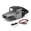 WYCZCFIS Unassembled IR40 Hard Body Shell with Roll Cage Compatible with 1 18 Scale RC Crawler Vehicles Similar to Bronco Model(Grey) view 1