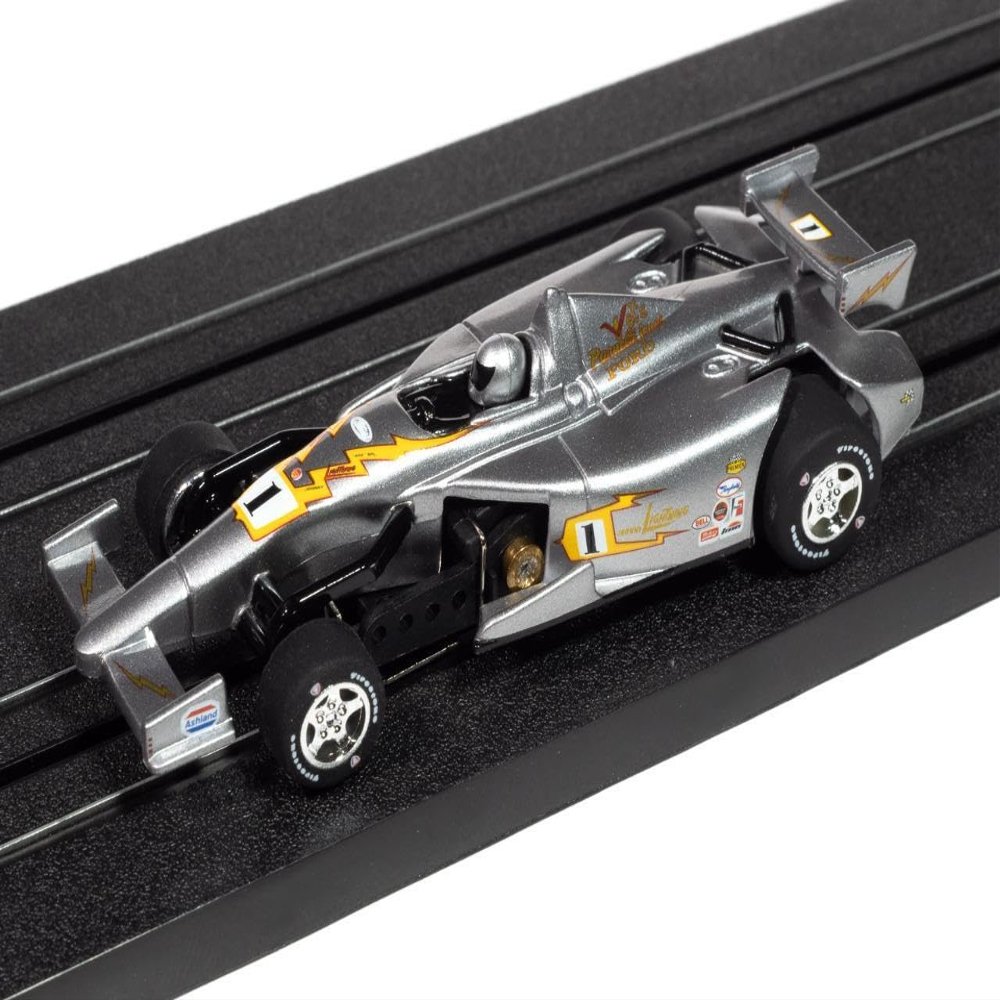 Auto World Super III 2014 Indy Car Johnny Lightning Special #1 (Gray) HO Scale Slot Car
