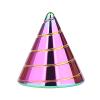 Desk Toys Spinning Top, Conicalness Detail Kinetic Desk Toys, Spinning Tops for Kids, Fidget Toys Adults, Physics Toys Novelty Amusements (Rainbow-A) view 1