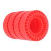 RC Tire Inserts Premium Silicone Wheel Inserts for 1/10 RC Crawler Car 1.0 Inch Tires Superior Side Wall Support Wear Proof Pressure Excellent Traction Easy Installation 4PCS (Red) view 4