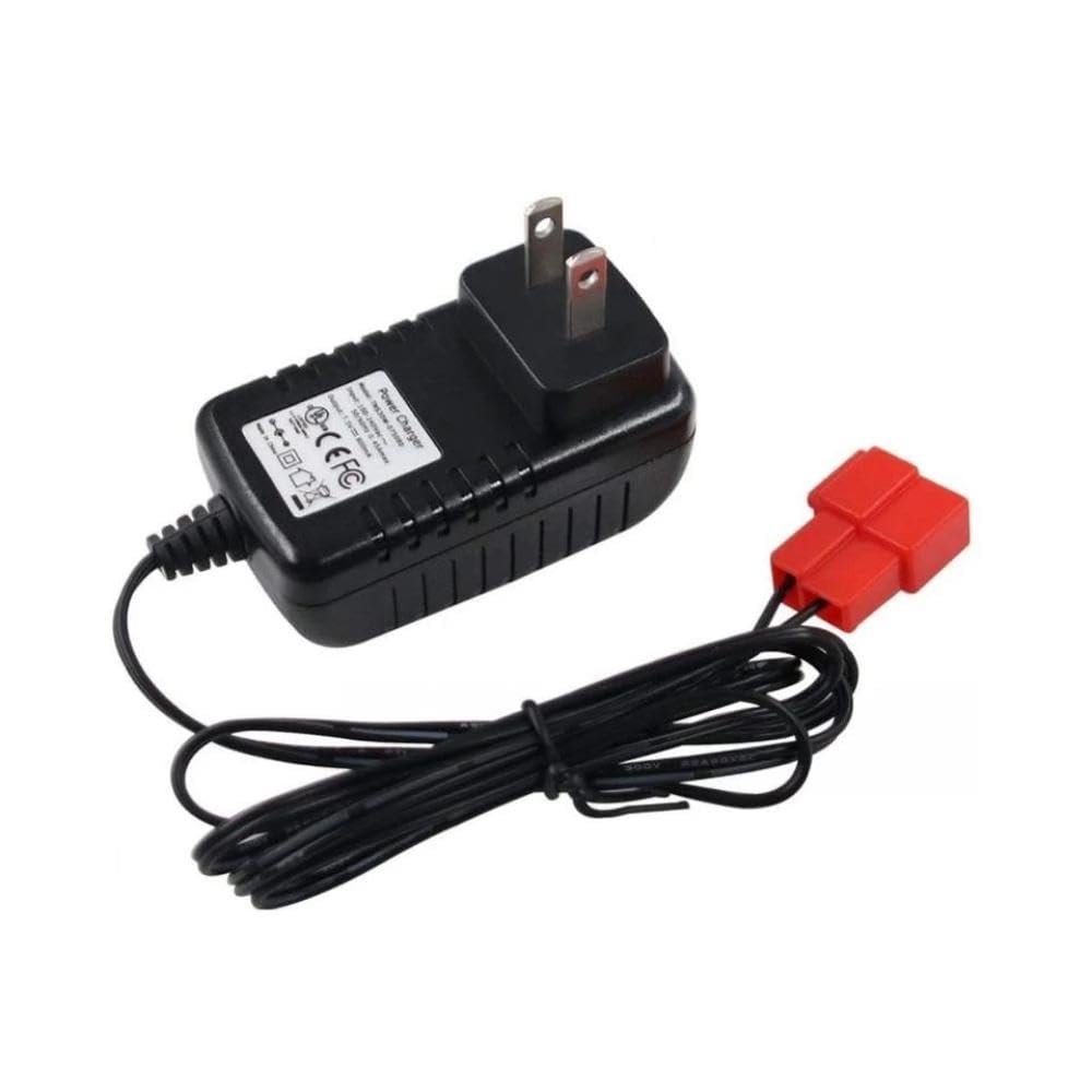 12V Ride On Car Charger For Kids 12 Volt Charger With Red Square Plug Compatible With BMX X6 TRAX Moto ATV Quad And Similar Models