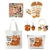 Squirrel Gifts Set Includes Squirrel Funny Gifts Sock, Makeup Bag, Stickers,Earrings (squirrel-SET B) view 1