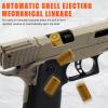 Bugrtey Automatic Shell Ejecting Toy Fidget Gun, 2 Modes Shooting & Fidget with 2 Magazines, 18 Shells, 100 Foam Bullets, 26-32FT Range, Gifts for Christmas Halloween Birthday view 3