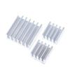 3PCS Adhesive Heatsink Cooler Pure Aluminum Heat Sink Set Kit Radiator for Cooling 2 B view 3