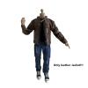 1/12 Action Figure Clothes,Leather Jacket for 6 inch Male Action Figures,6 inch Male Jackets. (Stand-up Collar-Brown) view 2