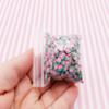 Polymer Clay Pink Watermelon Fruit Slices, Nail Art Slices, Faux Fruit, Nail Art Fruit Slice, Fake Food, Miniature Fruit rdnqu (Bag: 15 Grams) view 4