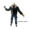 1/12 Action Figure Clothes,Leather Jacket for 6 inch Male Action Figures,6 inch Male Jackets. (Fur Collar Style-Black) view 2