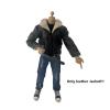 1/12 Action Figure Clothes,Leather Jacket for 6 inch Male Action Figures,6 inch Male Jackets. (Fur Collar Style-Black) view 4