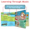 LEARNING BUGS Numbers, Colors & Shapes  28 Favorite Counting Nursery Rhymes, Musical Books for Toddlers, 28-Button Music Book, Musical Toys for Toddlers 1-3 view 3