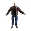 1/12 Action Figure Clothes,Leather Jacket for 6 inch Male Action Figures,6 inch Male Jackets. (Old Crafted Design-Brown) view 1