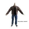 1/12 Action Figure Clothes,Leather Jacket for 6 inch Male Action Figures,6 inch Male Jackets. (Old Crafted Design-Brown) view 2