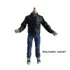 1/12 Action Figure Clothes,Leather Jacket for 6 inch Male Action Figures,6 inch Male Jackets. (Stand-up Collar-Black) view 3