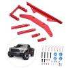Aluminum Alloy Front Rear Body Mounts with Body Posts for Slash 2WD 1/10 RC Car Lightweight Durable Upgrade Parts (Red) view 2