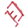 Aluminum Alloy Front Rear Body Mounts with Body Posts for Slash 2WD 1/10 RC Car Lightweight Durable Upgrade Parts (Red) view 3