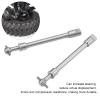 2pcs Hardened Steel Front Axle Drive Shaft for Axial SCX24 1/24 RC Crawler Car Upgrade Parts Durable Stainless Steel Front Drive Shaft for RC Cars Enhanced Performance Silver view 4