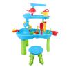 Alomejor Toddler Water Table, 3 Tier with Chair, Plastic Multi Functional Toy for Beach Yard Kindergarten view 1