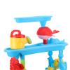 Alomejor Toddler Water Table, 3 Tier with Chair, Plastic Multi Functional Toy for Beach Yard Kindergarten view 4