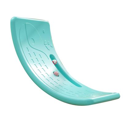 GOTOTOP Kids Wobble Board, Plastic Wobble Board Balance Trainer Board Curvy Rocker Board for Yoga and Exercise, 50kg / 110.2lb Capacity (Mint Green)