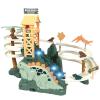 Dinosaur Chasing Race Track, Dinosaur Climbing Slide Toy, Electric Dinosaur Roller Coaster with Light and Music Electric Race Track Game Fun Track Slide view 1