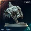 Archvillain Games Fantasy Miniatures 4-Legged Fiends | 60mm Beast Pack (The Processor + The Synthetizer) for DND, Pathfinder, RPGs Primed & Ready to Paint view 3