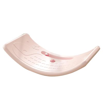 GOTOTOP Kids Wobble Board, Plastic Wobble Board Balance Trainer Board Curvy Rocker Board for Yoga and Exercise, 50kg / 110.2lb Capacity (Pink)