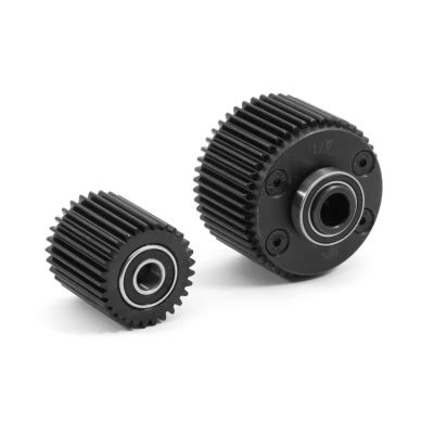 RC Car Parts Compatible with ARRMA for Gorgon for Monster Truck 4x2 1/10 RC Car Upgrade Parts Steel Gearbox Gear Diff Case Gear Set 47T 29T