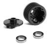 RC Car Parts Compatible with ARRMA for Gorgon for Monster Truck 4x2 1/10 RC Car Upgrade Parts Steel Gearbox Gear Diff Case Gear Set 47T 29T view 3
