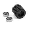 RC Car Parts Compatible with ARRMA for Gorgon for Monster Truck 4x2 1/10 RC Car Upgrade Parts Steel Gearbox Gear Diff Case Gear Set 47T 29T view 4