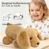 4.5 Lbs Dog Weighted Stuffed Animals 22" Soft Weighted Puppy Plush Toys for Kids Girls Boys and Adults Cute Golden Retriever Yellow Lab Plushie Toy Gifts for Christmas Easter Birthday (Puppy) view 2