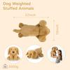 4.5 Lbs Dog Weighted Stuffed Animals 22" Soft Weighted Puppy Plush Toys for Kids Girls Boys and Adults Cute Golden Retriever Yellow Lab Plushie Toy Gifts for Christmas Easter Birthday (Puppy) view 3