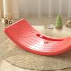 GOTOTOP Kids Wobble Board, Plastic Wobble Board Balance Trainer Board Curvy Rocker Board for Yoga and Exercise, 50kg / 110.2lb Capacity (Red) view 2