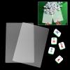 4Pcs Mahjong Tile Mixer Shuffler Fast Mahjong Shuffler Premium Plastic Mahjongs Tile Mixer Cards Mixing Tool for Mixing and Shuffling Tiles Mahjongs Lovers Playing Game Portable Accessories (Clear) view 1