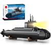 Amoyasite Strategic Nuclear Submarine Building Block Set, 1498 Pcs WWII Military Model with LED Lights, Display Stand, Collectible Gift for Teens & Adults (14+) view 1