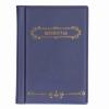 Cash Collection Album, 5.9x4.3in PVC Portable Cash Holder Book Metal Money Sleeves Organizer with 1.2 x 1.2in Protection Pockets for Collectors Enthusiast (Blue) view 1