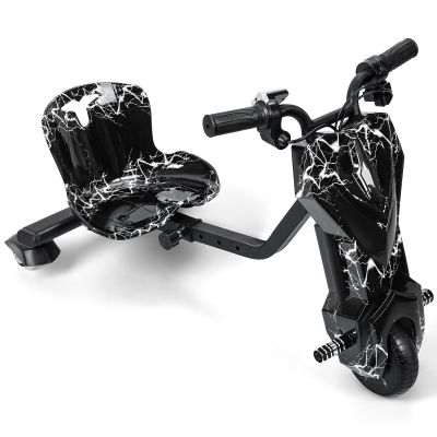 AMAMIA 9 MPH Electric Powered Tricycle, 360 Drifting Trike Ride-On,Kid Ride on Tricycles,Big Wheel Drifting Tricycle for Ages 8+, Ride-On Kids Tricycle with Adjustable Seat US Plug