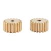 RC Car Parts Compatible with Wltoys K969 K979 K989 K999 P929 P939 1/28 RC Car Spare Parts Accessories Metal Motor Gear 2033(2pcs) view 2