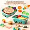 KONYXALU 120 PCS Play Food Sets for Kids Kitchen - Pretend Toys with Fruits, Vegetables, Meat, 2 Baskets & Mat- Educational Toys for 3 4 5 Year Old Boys & Girls - Ideal Gift for Christmas & Birthday view 4