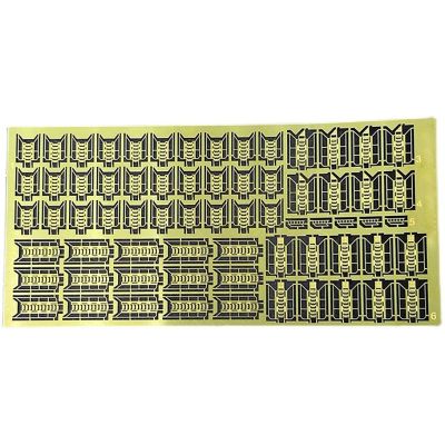 1/700 Scale Universal Ship Stairs with Tread Plate PE Set Brass Photo-Etched Detailing Kit for Warship Model Builders