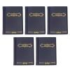5 Pcs PVC Currency Collection Album | High Transparency Currency Holder Book for Collectors | 120 Currency Capacity/Safe Clamshell Design | Sturdy Currency Storage Present view 1