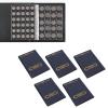 5 Pcs PVC Currency Collection Album | High Transparency Currency Holder Book for Collectors | 120 Currency Capacity/Safe Clamshell Design | Sturdy Currency Storage Present view 3