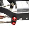 TYXTTGY for WPL C14 C24 B14 B24 B16 B36 RC Car 8pcs Metal Screw Washers Bolts Gaskets RC Crawlers Upgrade Parts(Red) view 3