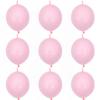 100 Pcs Link Balloon Linking Balloon 6 Inch Quick Link Latex Balloonfor Wedding, Birthday, Bridal Shower, Halloween, Christmas, Party Festival Decorations (Pink-6in) view 1