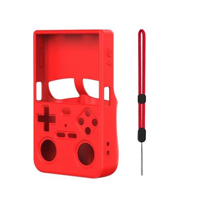 Soft Silicone Cover Case for K36 Game Console Anti-Scratch Anti-Drop Protective Cover Sleeve,Non-Slip and Comfortable (Red)